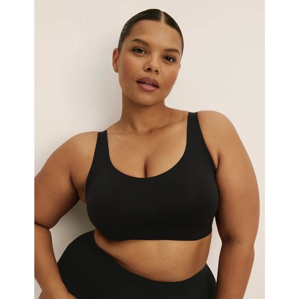 Knix Catalyst High Impact Sports Bra Black Size 7+ NWT Adjustable Support Gym
